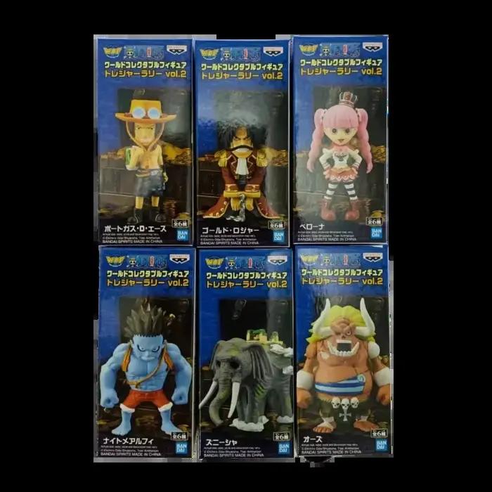 Bandai-Figurines d'action Anime, One Piece, WCF, Wisure Rally Vol2, Luffy, Roger, Modèle de figurine, Jouets à collectionner, Cadeau pour les enfants, Authentique