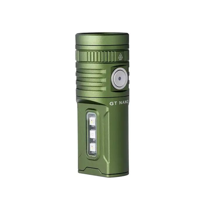 Mini lampe torche multifonction avec LED UV RGB Lumintop GT NANO V6.0 720 lumens 410 mètres avec queue magnétique USB Type