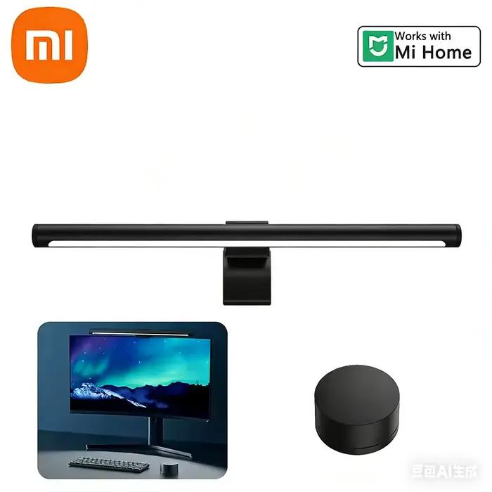 Lampe de bureau Xiaomi Mijia ra95 1S améliorée, télécommande pour écran d'ordinateur PC, barre lumineuse suspendue LED avec application Mi Home