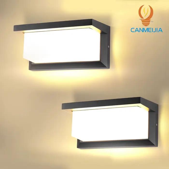 LED Vintage Rectangle applique intérieure extérieure éclairage décoratif pour porche salon chambre cour balcon décor à la maison