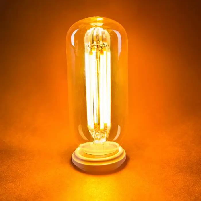 Ampoule Tubulaire à Filament Jaune Chaud pour Lustre