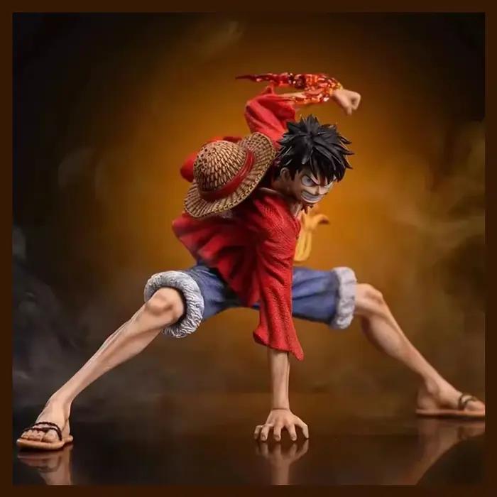 Monkey D de 18cm, une pièce Figurines d'action de style combat pour enfants, collection d'anime, modèle en PVC, jouets beurre, cadeaux d'anniversaire