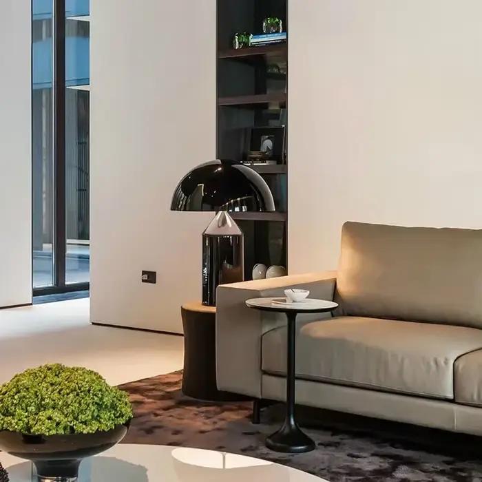 Lampes de sol LED nordiques luxueuses en forme de champignon, pour salons, chambres à coucher, salles d'étude, lumières de protection des yeux, décoration de chambre haut de gamme