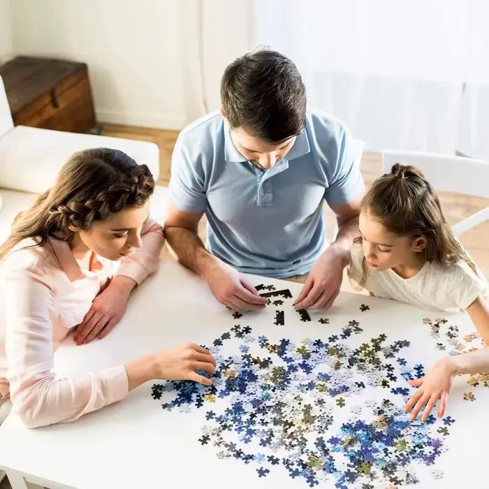 Puzzles de paysages 500/1000/1200/2000 pièces, activité familiale, jeux relaxants pour le salon, décoration de la maison, cadeau