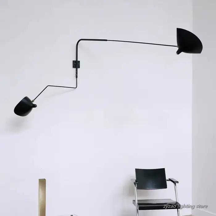 Nordique DaWn Spider Serge Mouille appliques chambre industrielle rétro applique créative Simple salon luminaires Led