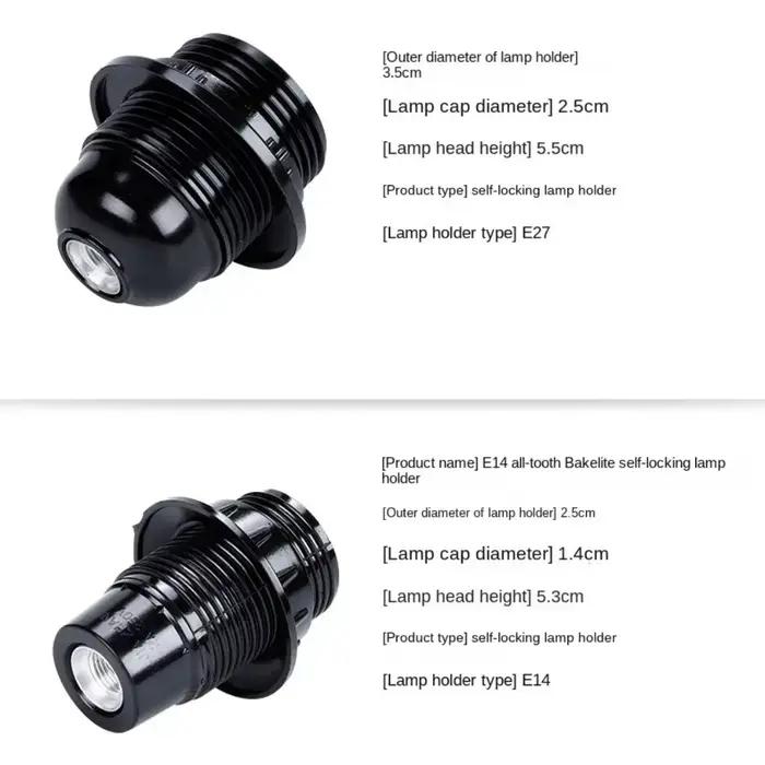 Luminaires E27 E14 lampadaire lampe en spirale tête