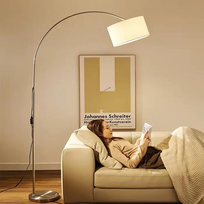 Lampe de pêche moderne lampadaire salon canapé lumières luxe minimaliste appartement LED éclairage décoratif chambre lampe de chevet