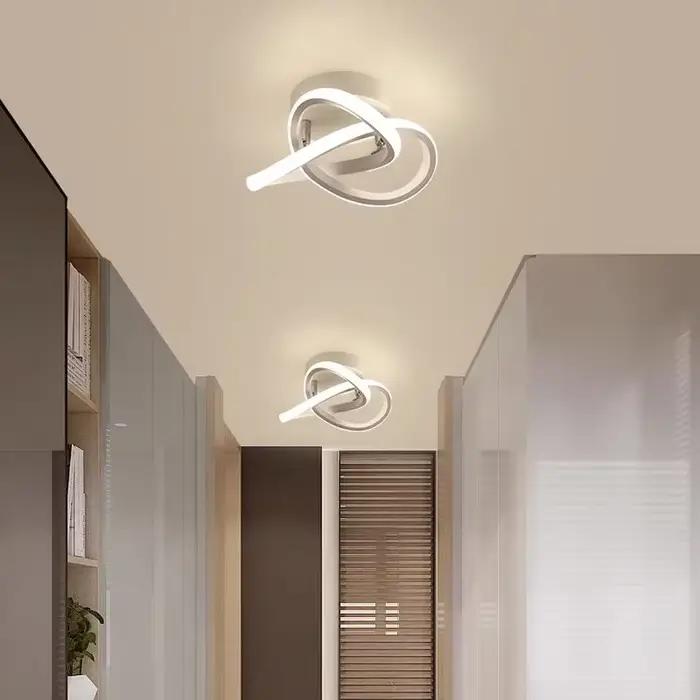 Plafonnier LED moderne minimaliste pour balcon