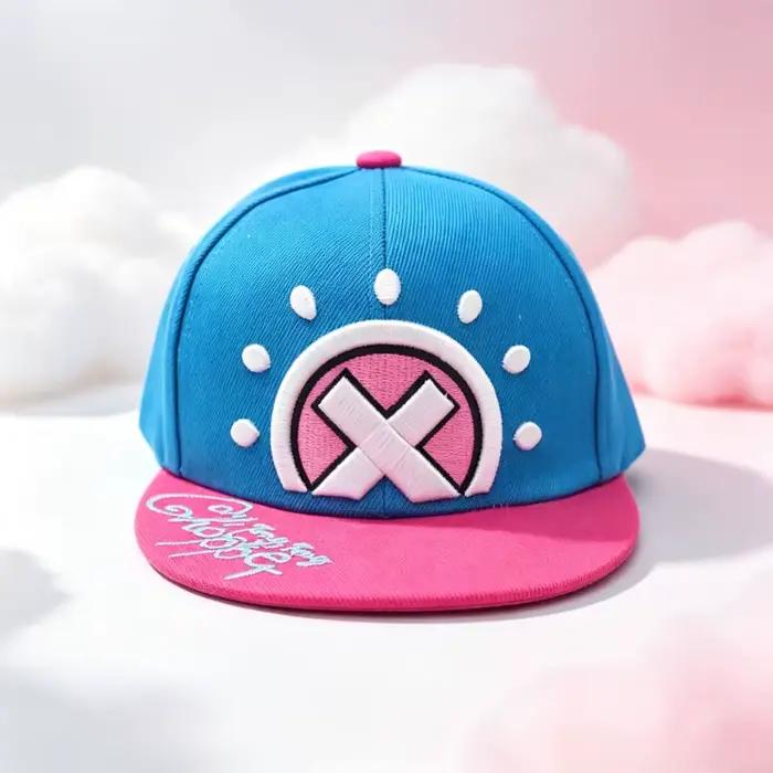 Casquette de baseball One Piece Tony Tony Chopper, motif dessin animé mignon, 2D, pour étudiant, sport, protection solaire, casquette à visière, accessoire d'animation, vente en gros