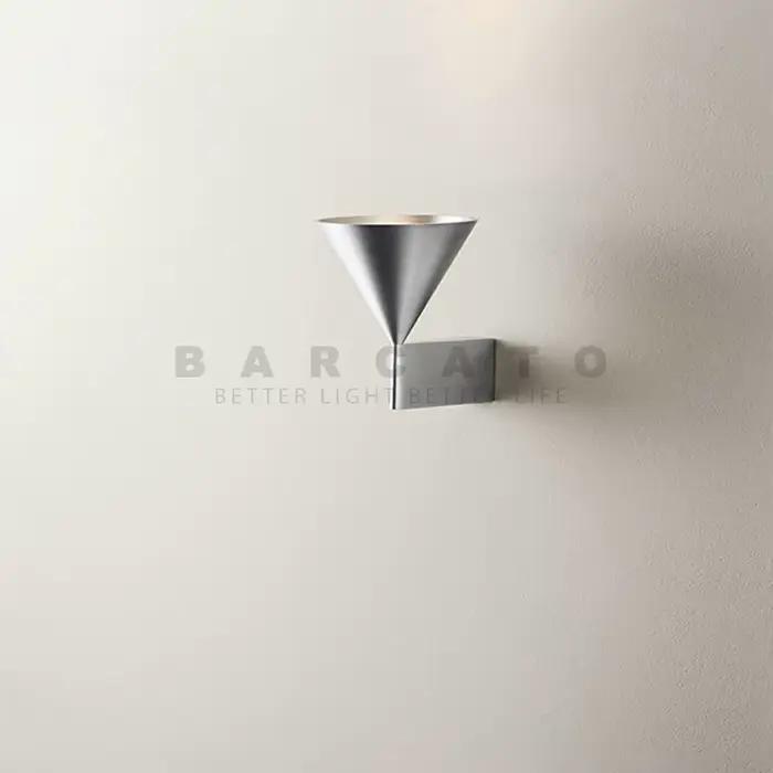 Appliques murales intérieures décorations pour la maison cône petit 7W mur LED lampe géométrie miroirs muraux lampes d'éclairage salon luminaire