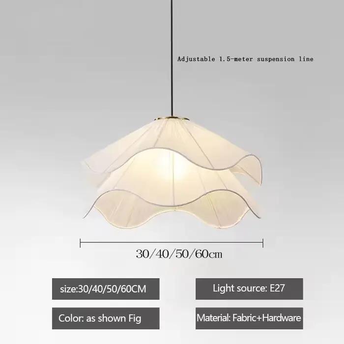 LINCCW Art Decor Suspension Florale en Tissu 40cm 50CM pour Salon