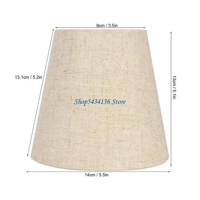 6 pièces de luminaires suspendus modernes de style industriel, installation facile, texture en tissu, luminaire élégant pour projets domestiques