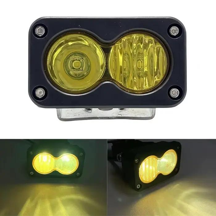 Lampe de travail LED 20W, faisceau combiné, lampe de conduite étanche pour voiture, moto, vélo électrique, accessoire d'éclairage tout-terrain