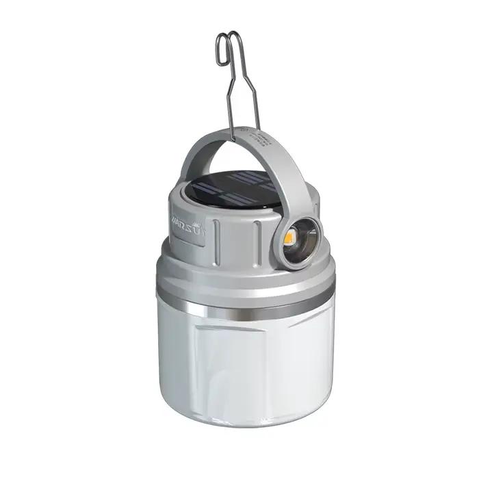 Warsun extérieur 1100 Lumen longue Endurance Led solaire puissante lampe de Camping Rechargeable lumière avec Sports de plein air