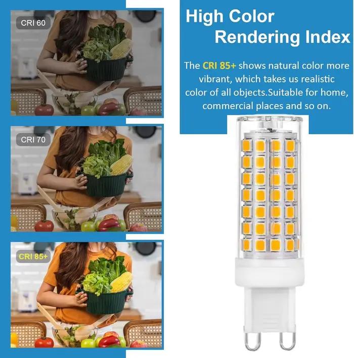 10 pièces G9 lumière LED 7W 9W 12W 15W 18W AC 220V 230V G9 lampe à LED ampoule LED SMD 2835 LED G9