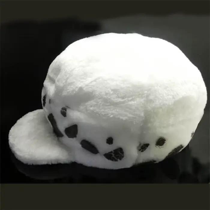 Chapeau en peluche Trafalgar Law, dessin animé, une pièce, casquette de Cosplay, accessoires, cadeaux de Costume