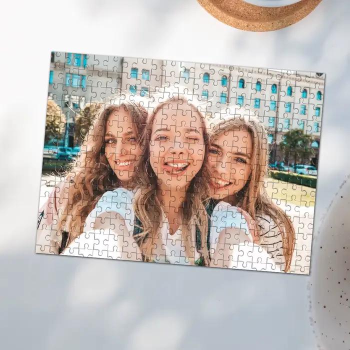 35/300/500/1000 pièces de puzzle personnalisé avec photo, puzzle en papier personnalisé pour selfie, cadeau de Noël, cadeau du Nouvel An