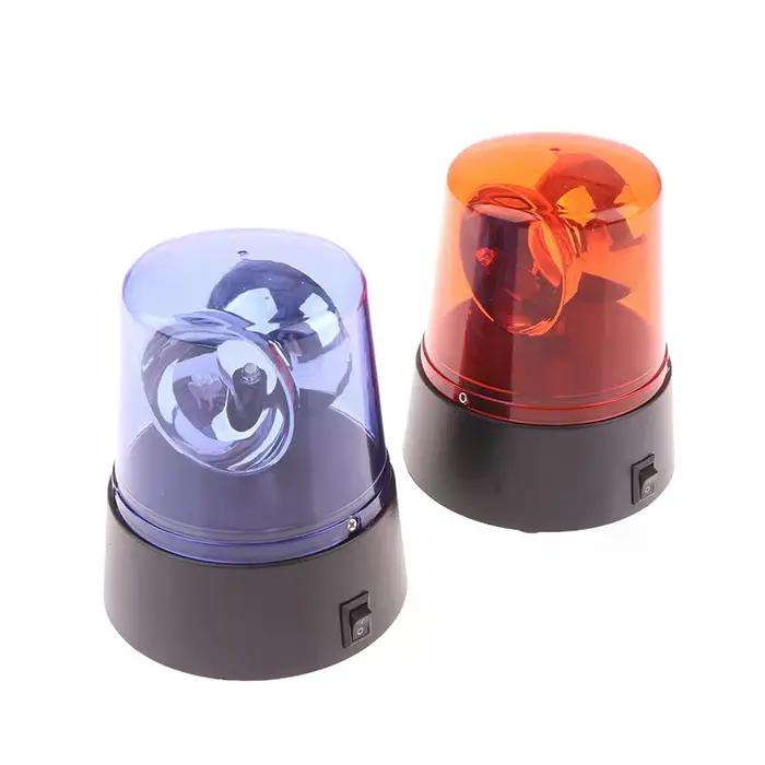 Lumière stroboscopique LED pour voiture : lampe de signalisation circulaire clignotante, alimentée par batterie, idéale pour le montage au plafond dans un camion ou un véhicule scolaire