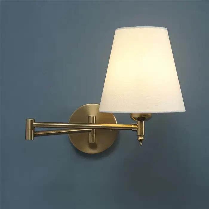 Lampes murales pliantes réglables nordiques bras à bascule rotatif luminaires moderne minimaliste chambre étude tête de lit mur LED lumières