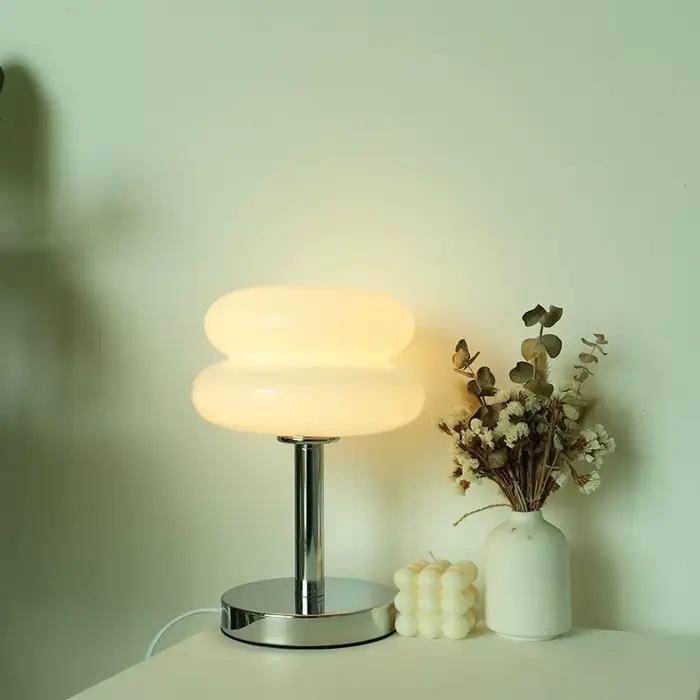 Lampe de Table en verre Macaron